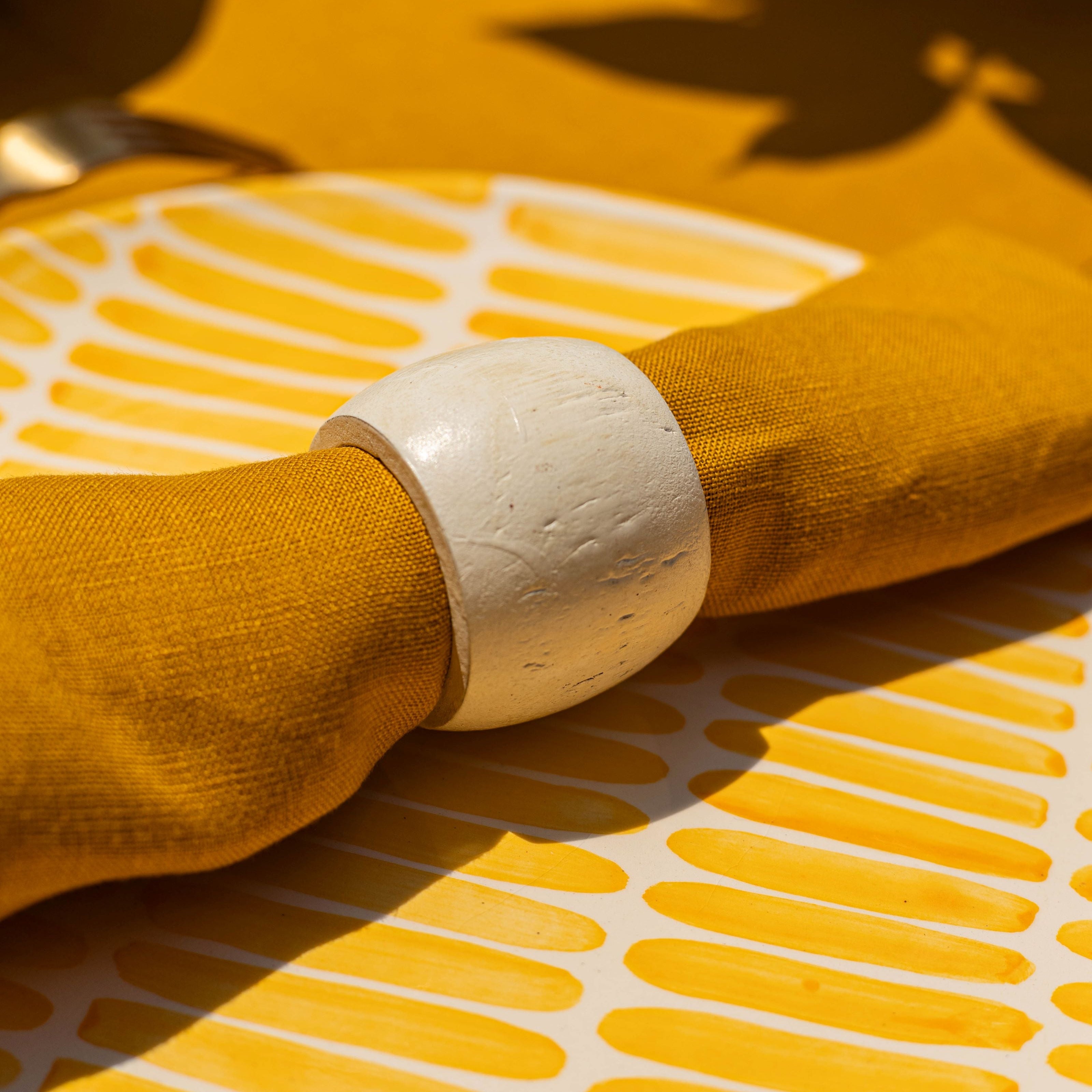 Napkin rings white
