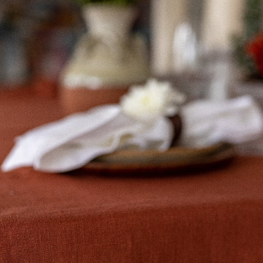 Tablecloth Terracotta
