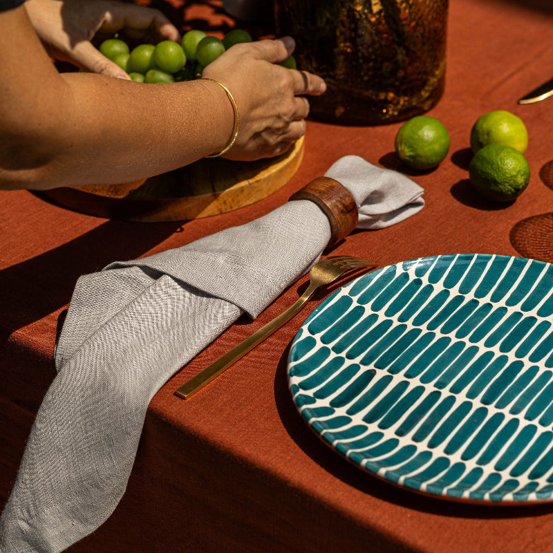 Napkins linen grey